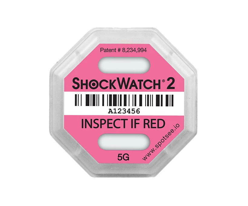 Indikátor nárazu Shockwatch 2 - 5 g, ružový - 001